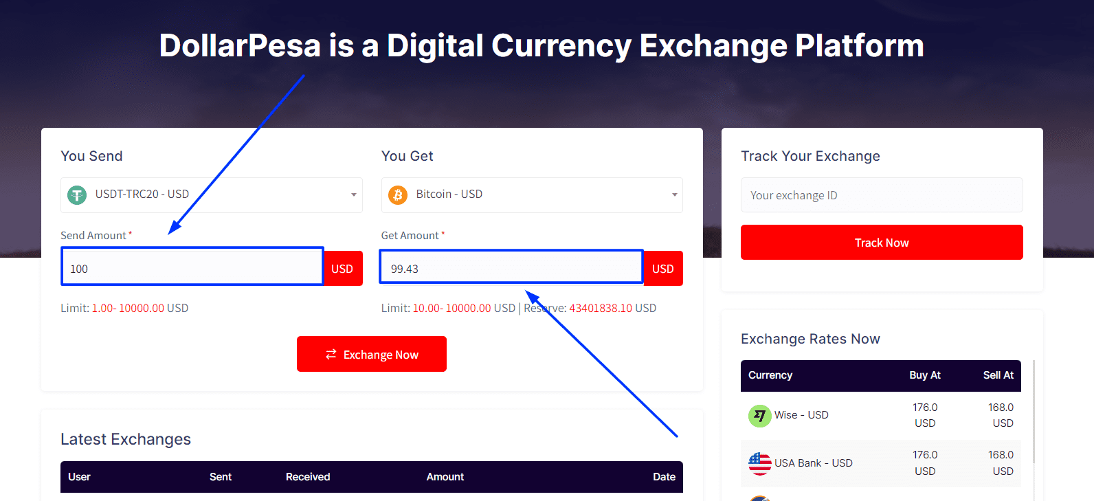 2. Specify The Number Of Funds Crypto And Money Exchange