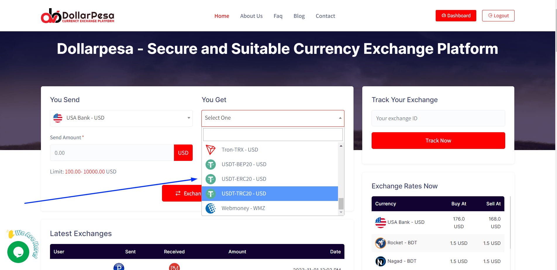 Bank To Usdt