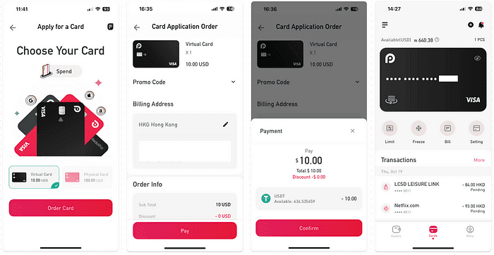 Application For The Redotpay Virtual Card